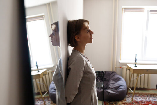 woman in the room