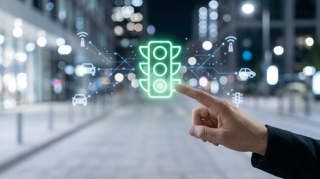 Smart Traffic Automation Concept with Digital Control System