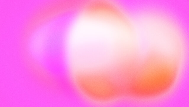 Magenta background with soft, glowing circular highlights blending into orange and white tones creates a dreamy, upbeat atmosphere for promotional layouts.
