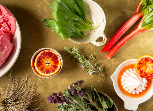 Vibrant fresh produce.