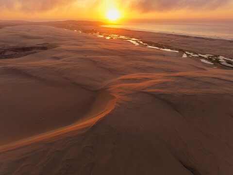 Sunrise over the Dunes.