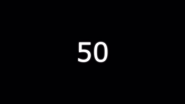 Modern Digital Counter Motion Graphics