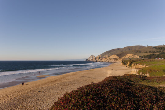 California coast during golden hour