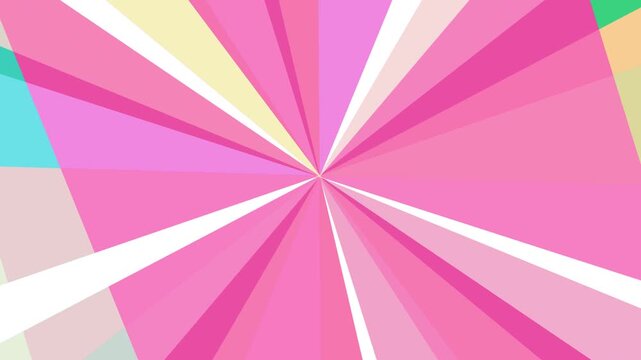 Vibrant Abstract Pink Radial Burst Pattern 4K