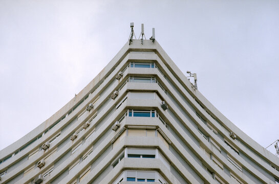 Curved Corner Apartment Block