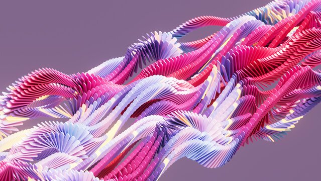 Artificial Intelligence Data Flow and Neural Network Wave Structure