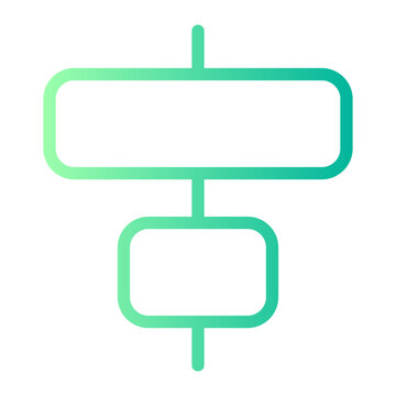 align center gradient icon