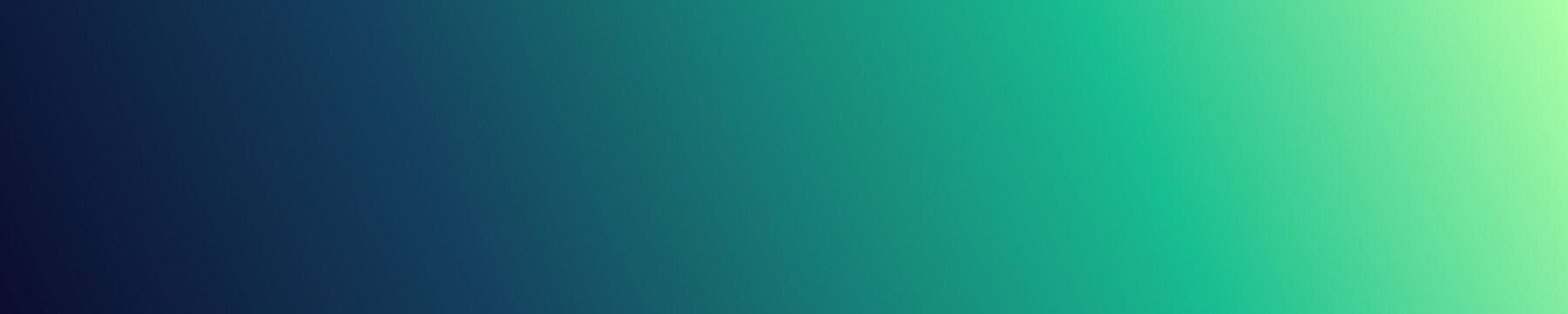 Abstract blue to green gradient banner transitioning smoothly across a minimalist digital backdrop with clean modern aesthetic for corporate presentation or website header concept