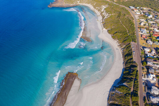 Aerial View Over West Beach and the township of Esperance