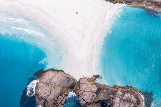 Aerial View Over Wylie Head Beach 