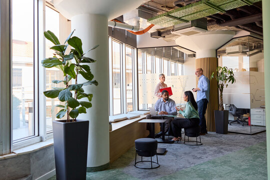 Corporate common lounge area