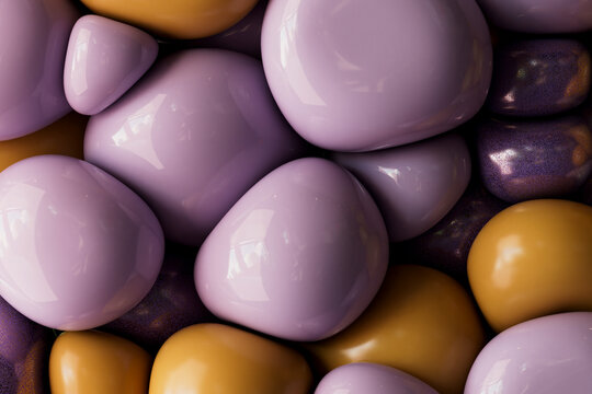 Pastel Organic Pebble Texture Background