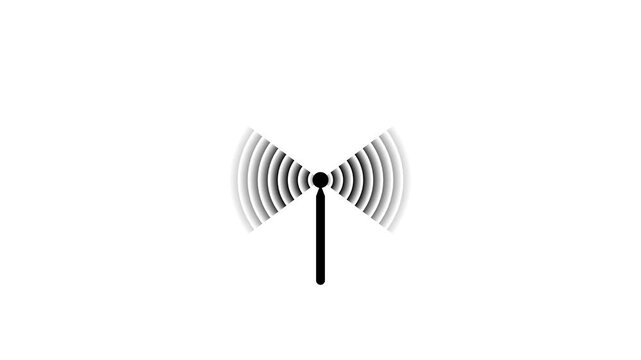 Wi-fi wireless internet network net connection icon logo wi-fi . technology wireless signal icon .