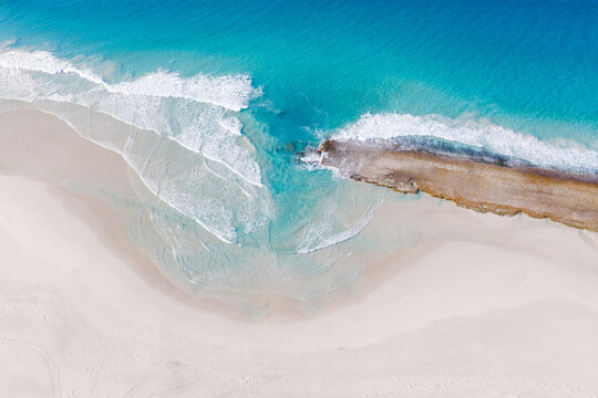 Above the natural reef at West Beach Esperance