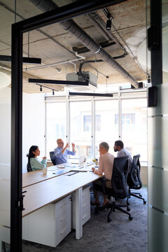 Corporate meeting in progress