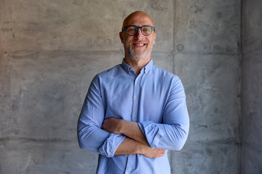 Portrait of a happy businessman