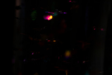 Colorful Abstract Bokeh Lights on Dark Background for Festive and Party Concepts © Bye Bye Design