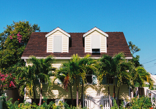 Classic historic Bahamian home in Hope Town Settlement, Elbow Cay