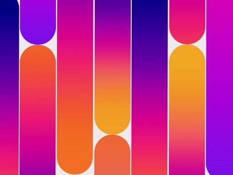 Colorful Gradient Patterns Form a Vibrant Background Design