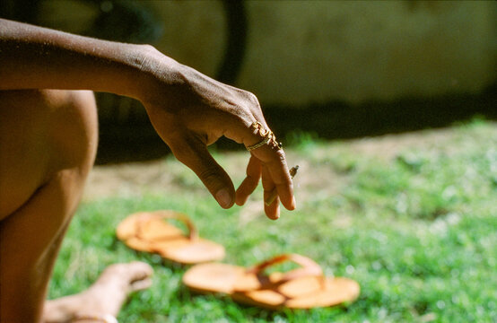 Hand Holding Joint