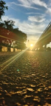 main road to the airport SMB II Sout Sumatera
