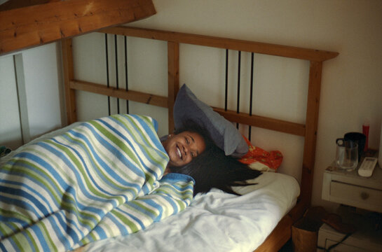 Smiling in Bed