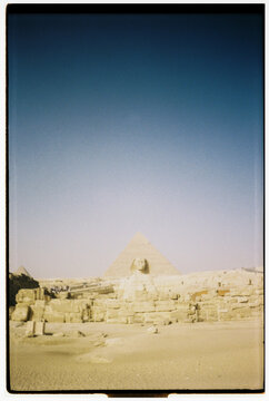 Sphinx and Pyramids in Giza 