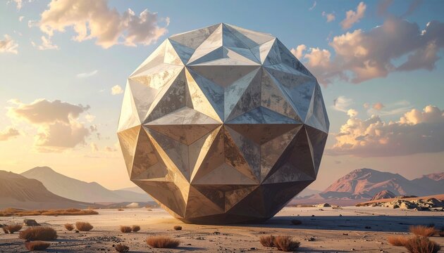 Polymorphic Polyhedron- -A large 3D geometric polyhedron made of smart-matter 