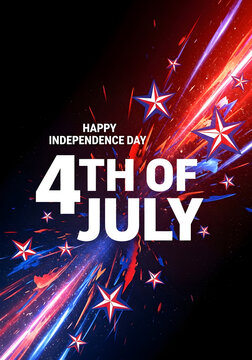 Fireworks display on 4th of July celebration