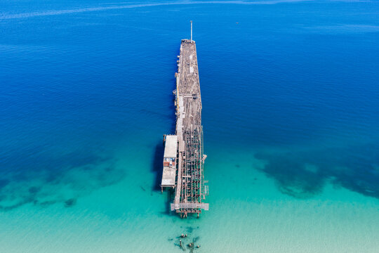 Old Disused Wooded Bulk Handling Jetty