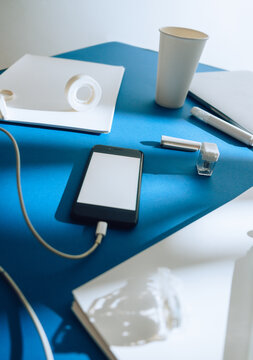 Working desk  mock up 