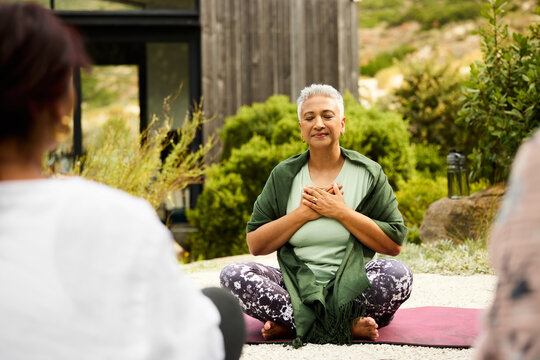 Outdoor Yoga Meditation