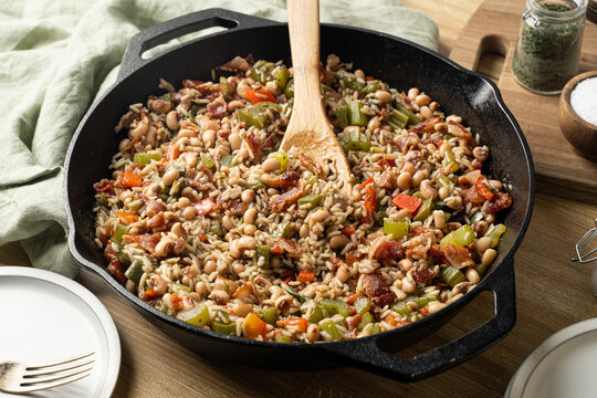 Cast-Iron Cajun Rice And Beans
