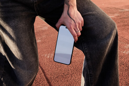 Woman Holding a mobile Phone