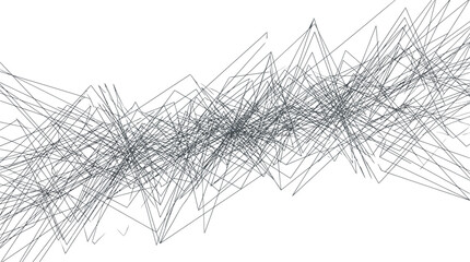 Obraz premium Lines create a complex web of structure.