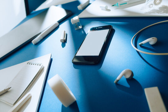 Office desk mock up 