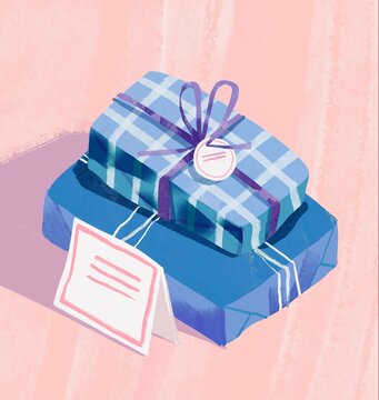 Colorful Gift Boxes with Ribbons &ndash; Celebration Concept