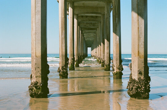 Scripps Pier on 35mm Film