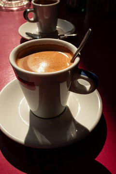Latte in Warm Light