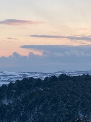 Fototapeta premium clouds and winter