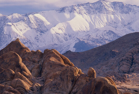 Winter Inyo Mountains Alabama Hills California Central Valley film
