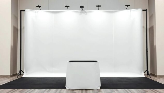 Professional photography studio setup
