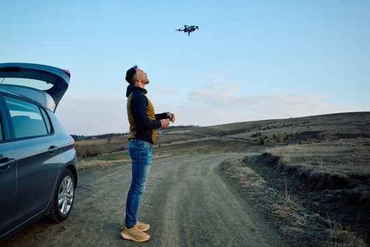 Man launched his drone