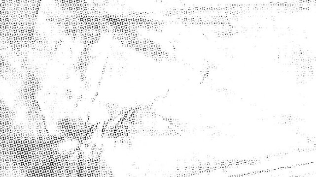 Vintage Halftone Polka Dot Grain Texture Background High contrast black and white halftone dot pattern with organic paper grain and subtle
