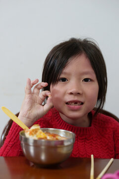 Girl with One Missing Front Tooth