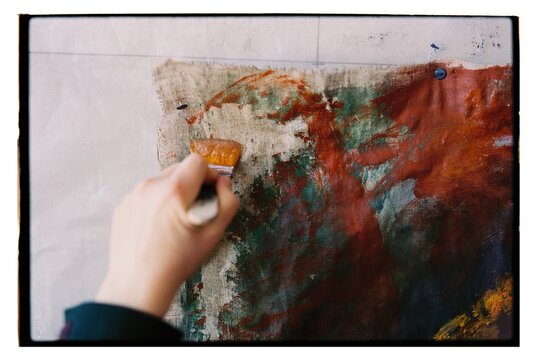 Painting on canvas.