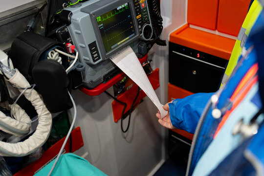 Monitor Showing Vital Sign