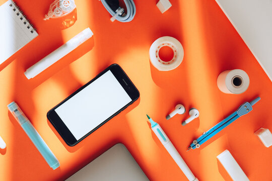 Office stationary mock up 