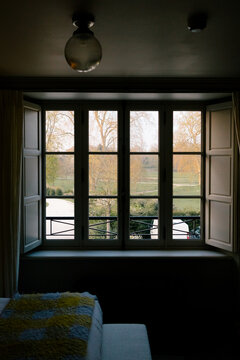 View from the window of a room at the Le Doyenn&eacute; hotel
