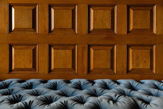 Rustic elegant wooden wall background nobody blue cushion elegant 